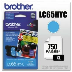 LC-65 | Original Brother High-Yield Ink Cartridge – Cyan
