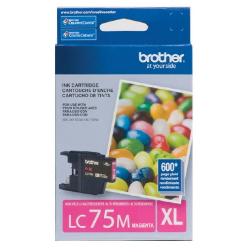 LC-75 | Original Brother High-Yield Ink Cartridge - Magenta 3 LC-75 | Original Brother High-Yield Ink Cartridge - Magenta