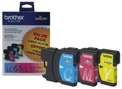 LC-61 3PKS | Original Brother Ink Cartridges - Tri-Color