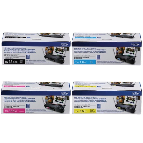 TN-336 Set | Original Brother Toner Cartridges - Black, Cyan, Magenta, Yellow 2 TN-336 Set | Original Brother Toner Cartridges - Black, Cyan, Magenta, Yellow