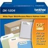 DK-1204 | Original Brother Multipurpose Paper Labels - White -brother shop DK1204 13821.1659471022