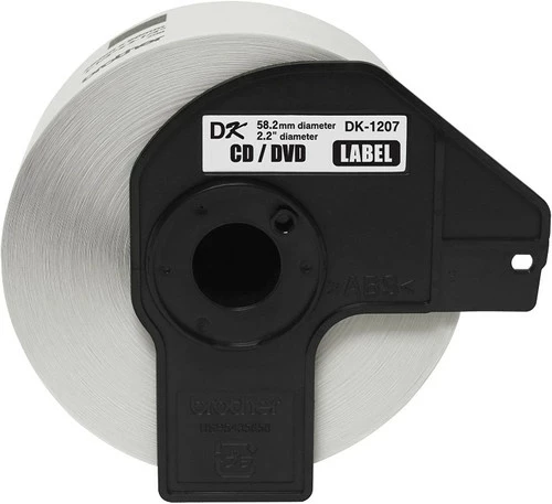 DK-1207 | Original Brother CD / DVD Film Paper Labels - White 4 DK-1207 | Original Brother CD / DVD Film Paper Labels - White - Image 2