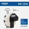 DK-1218 | Original Brother Round Paper Adhesive Labels - White -brother shop DK1218 93611.1659471005