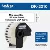 DK-2210 | Original Brother Continuous Length Paper Label Tape - Black On White -brother shop DK2210 48149.1659471012