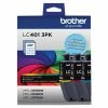 LC-4013PKS | Orignal Brother Ink Cartridges 3-Pack - Cyan, Magenta, Yellow