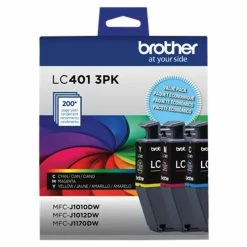 LC-4013PKS | Orignal Brother Ink Cartridges 3-Pack - Cyan, Magenta, Yellow