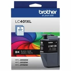 brother shop 15 LC-401XLBKS | Original Brother High-Yield Ink Cartridge - Black