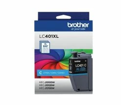LC-401XLCS | Original Brother High-Yield Ink Cartridge - Cyan