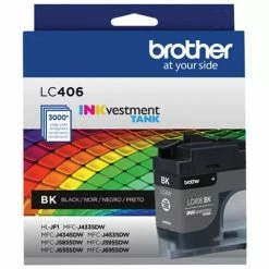 LC-406BKS | Original Brother Inkvestment Tank Ink Cartridge - Black