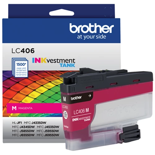 LC-406MS | Original Brother Inkvestment Tank Ink Cartridge - Magenta 3 LC-406MS | Original Brother Inkvestment Tank Ink Cartridge - Magenta