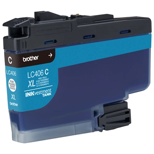 LC-406XLC | Original Brother Inkvestment Tank High-Yield Ink Cartridge - Cyan 4 LC-406XLC | Original Brother Inkvestment Tank High-Yield Ink Cartridge - Cyan - Image 2