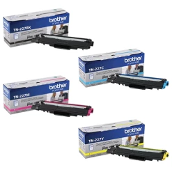 TN-227 Set | Original Brother High-Yield Toner Cartridges - Black, Cyan, Magenta, Yellow