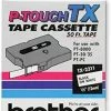 TX-1311 | Original Brother Tape Cartridge For P-Touch Labelers, 0.47" X 50 Ft - Black On Clear -brother shop TX1311 24687.1670943653