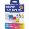 LC51CL | Original Brother Tri-Color Ink Cartridge Pack - Cyan, Magenta, Yellow -brother shop apiafxaxo 58307.1624479272
