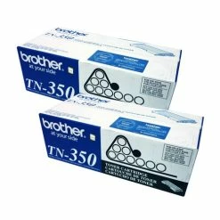 TN350 | Original Brother Dual Pack Toner Cartridges - Black