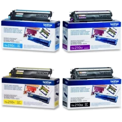 TN-210 Set | Original Brother Toner Cartridges - Black & Colors