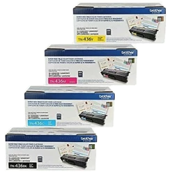 TN-436 Set | Original Brother Super High-Yield Toner Cartridges - Black, Cyan, Magenta, Yellow