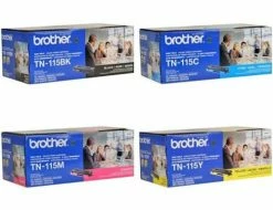 TN-115 Set | Original Brother Toner Cartridges - Black, Colors