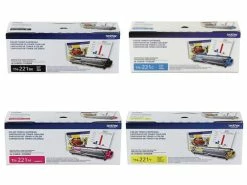 TN-221 Set | Original Brother Toner Cartridges - Black, Colors
